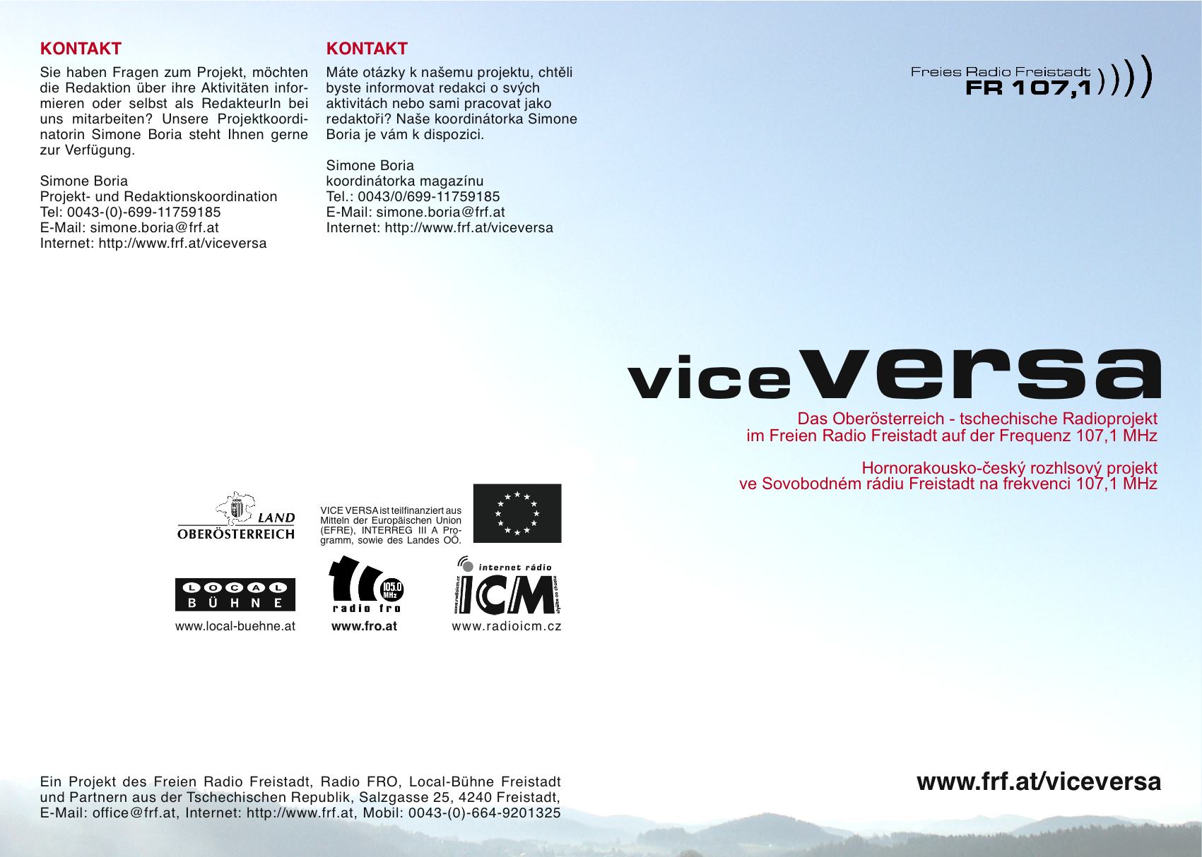 Abschlussfeier VICE VERSA – 20. April 19 Uhr