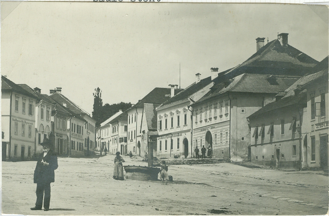 Der Stadtplatz in Pregarten