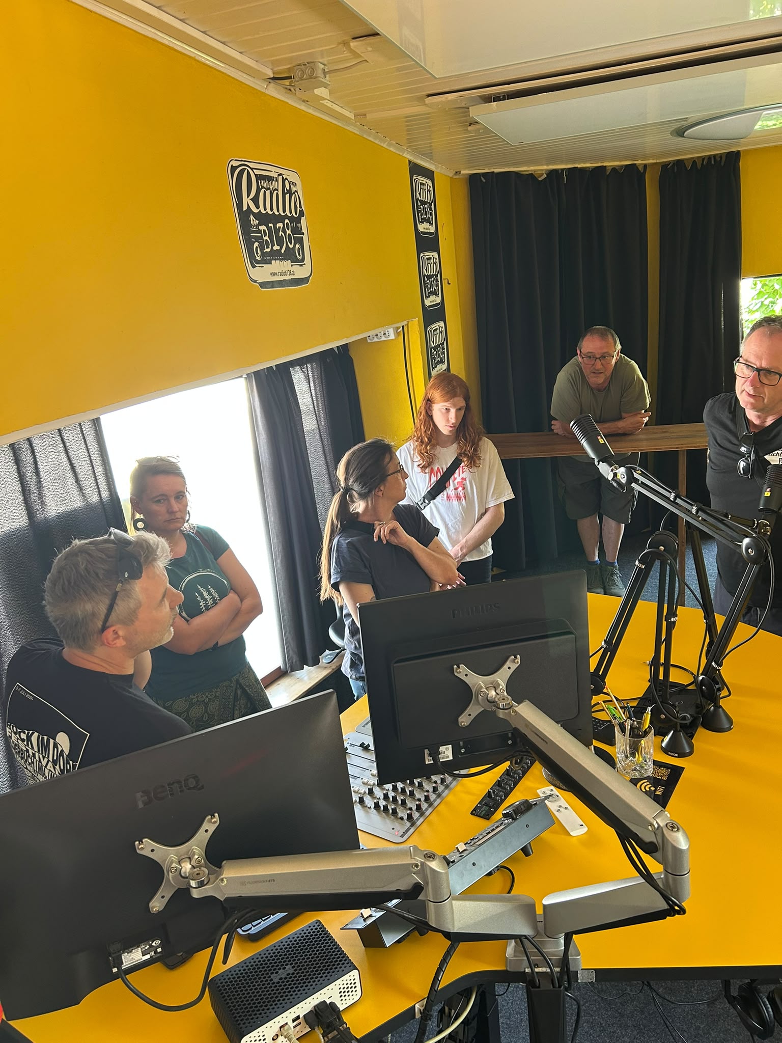 FRF-Team im Austausch mit anderen Freien Radios