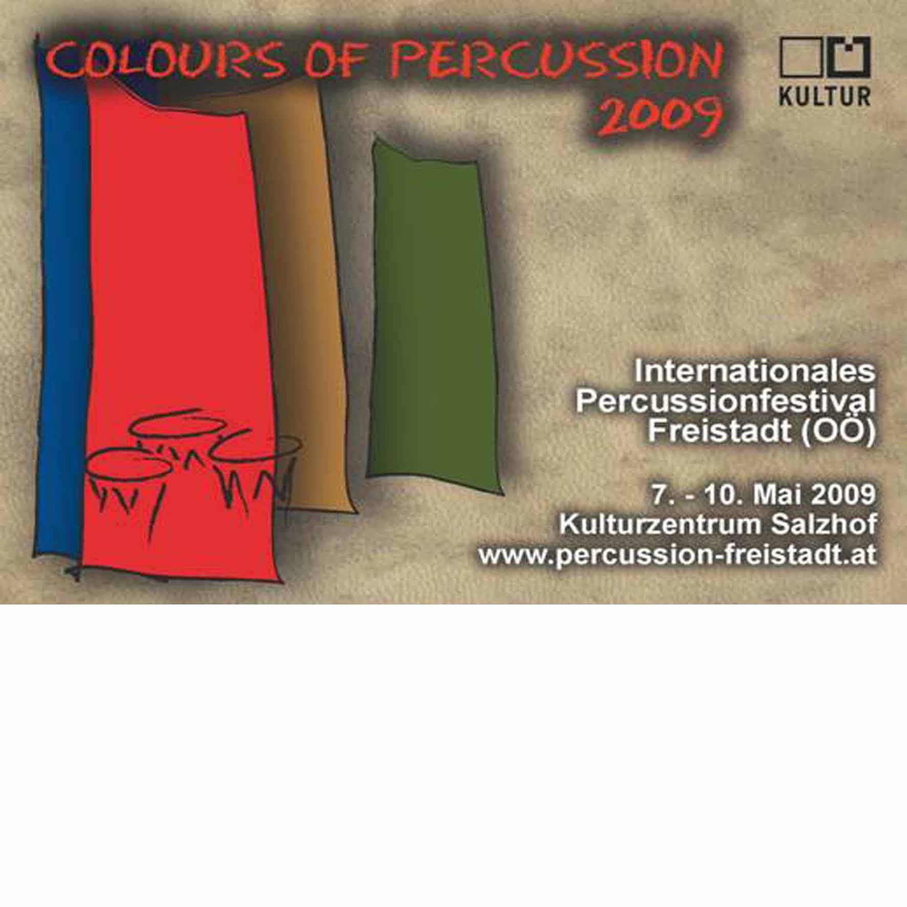 Internationales Percussionfestival 2009 „Colours of Percussion“ – Festival-Radio