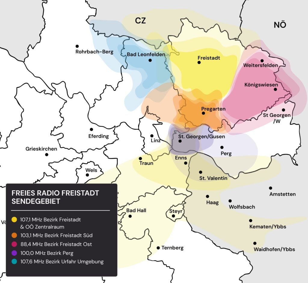 FRF Empfangsgebiet-Karte