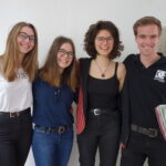 Hannah, Stella, Doris und Sebastian