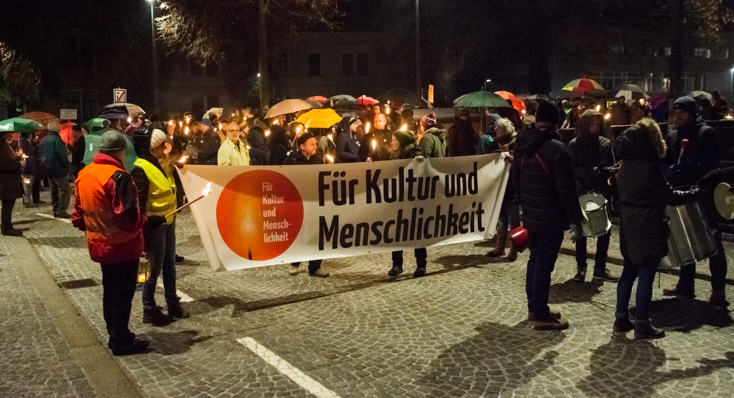 Rückblick auf Lichterkette in Freistadt