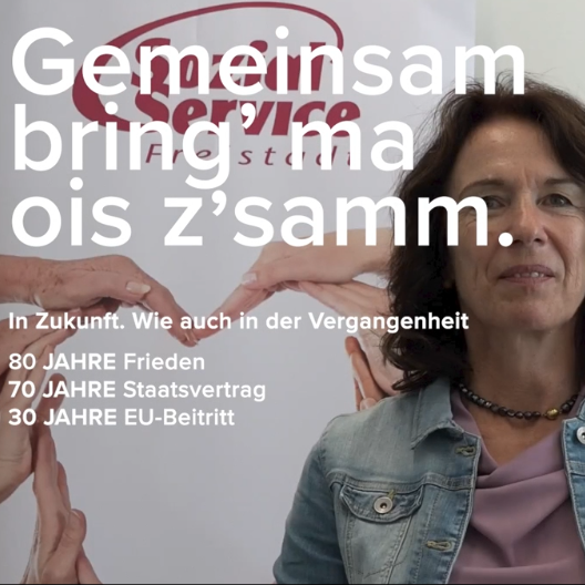 Gemeinsam bring’ ma ois z’samm.