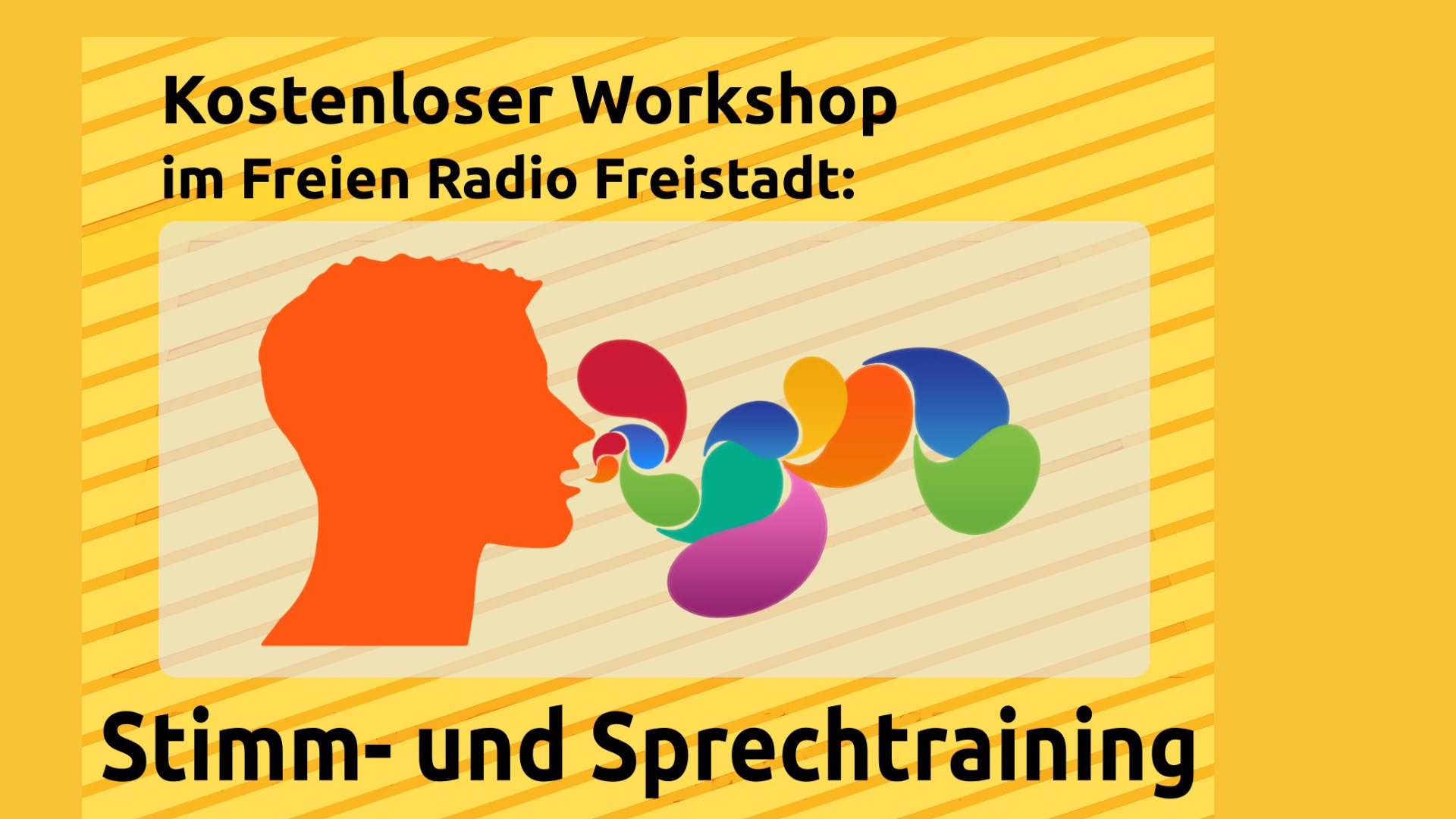 Stimm- und Sprechtraining am Freitag, 01.12.