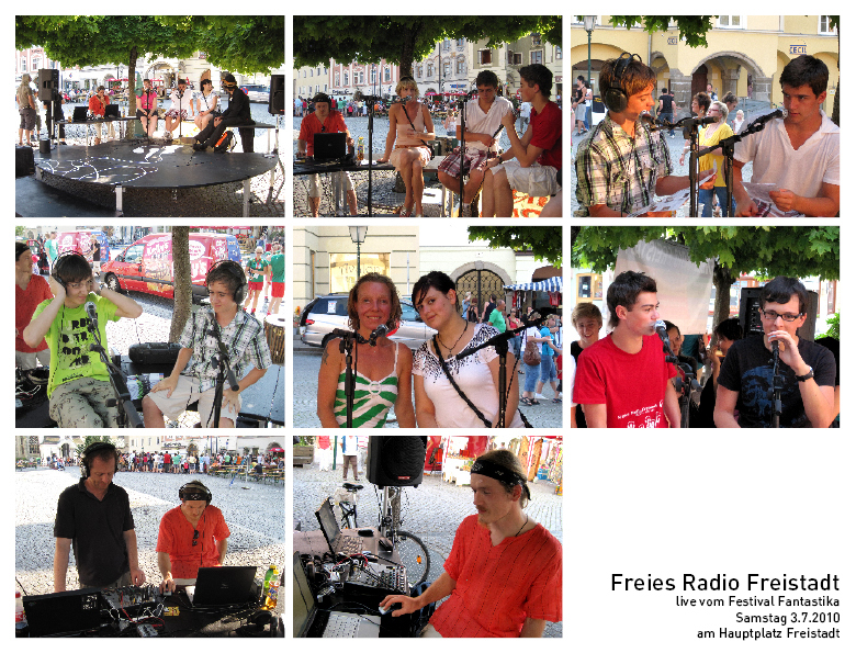 Freies Radio Freistadt sendete live vom Festival Fantastika