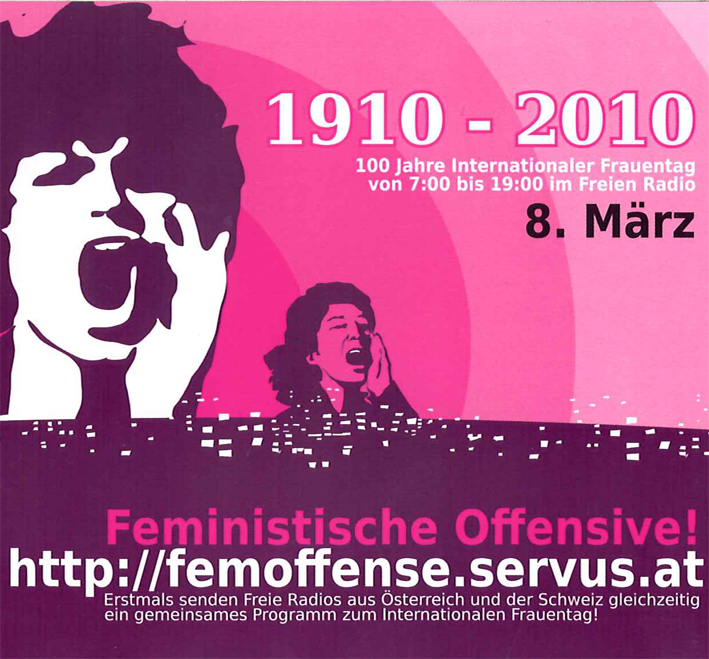 8. März INTERNATIONALER FRAUENTAG