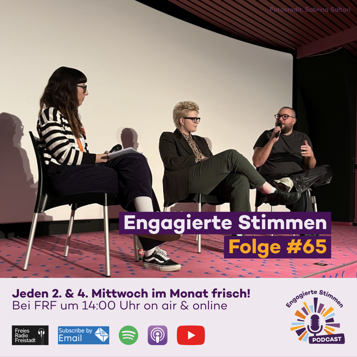 Filmtour „Große Freiheit“ in Graz: Expert:innengespräch mit Michael Hunklinger & Darian Pakisch – Engagierte Stimmen Podcast #65