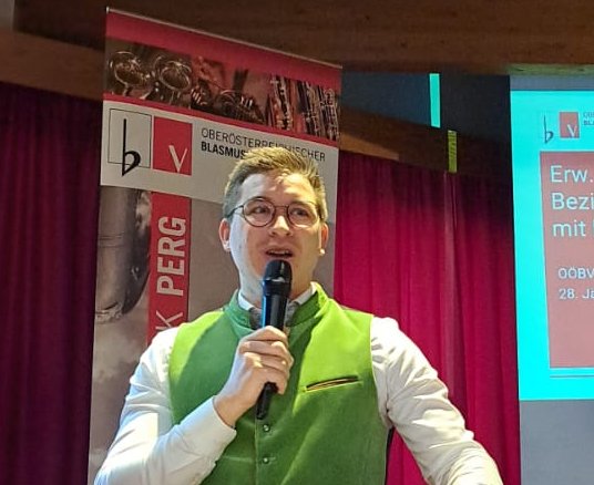 Blasmusik verbindet – Bezirksobmann Perg: Georg Fichtinger