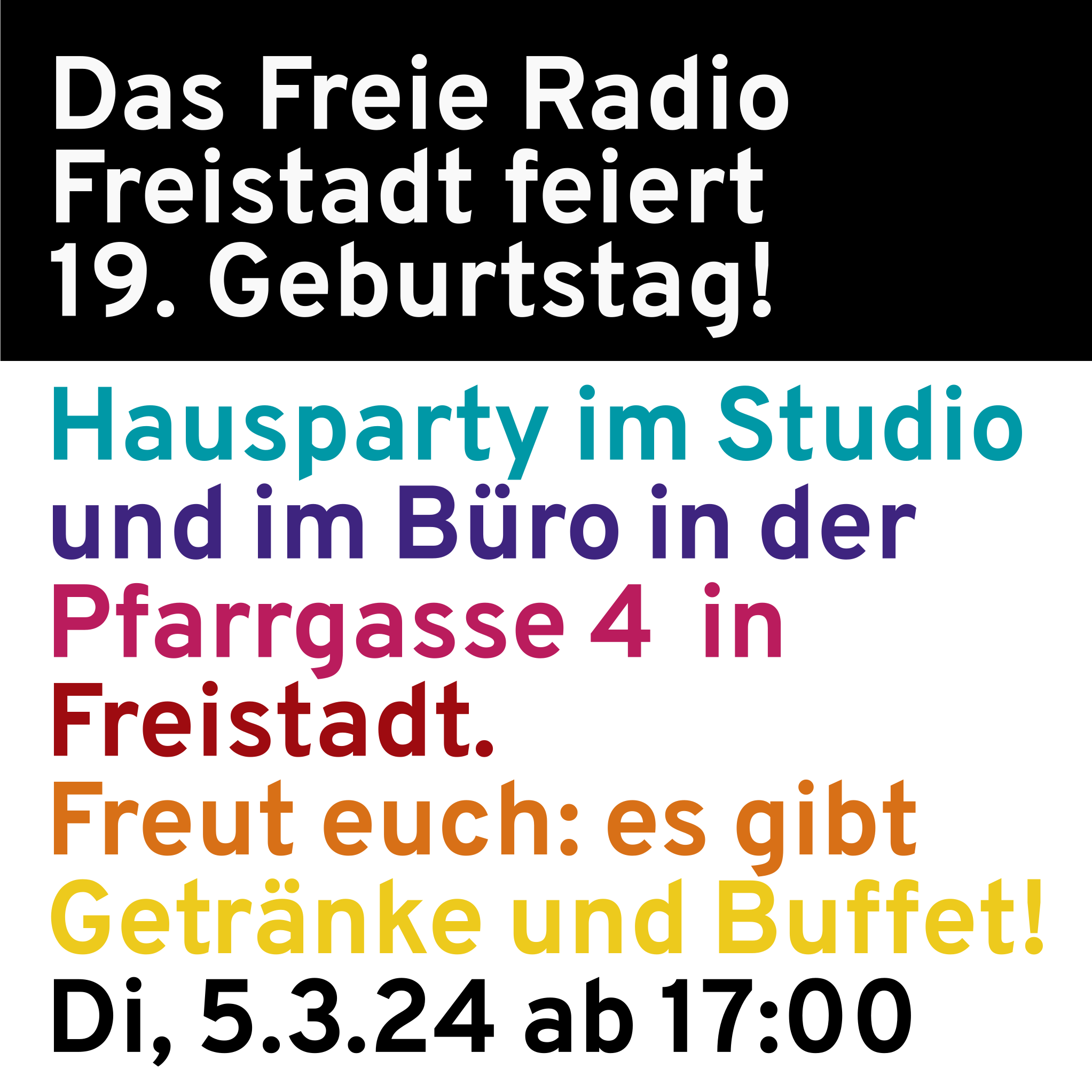 19 Jahre Freies Radio Freistadt
