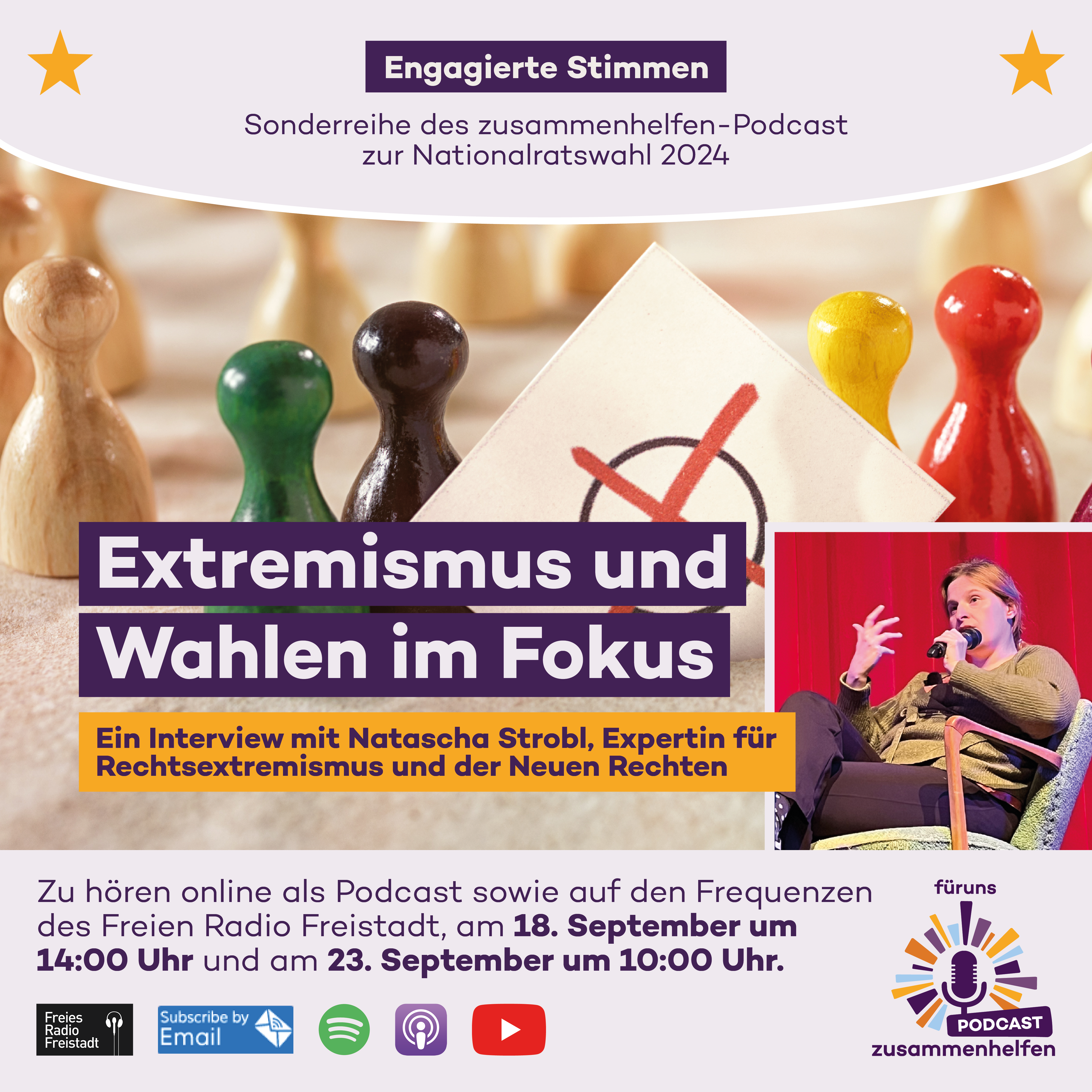 Extremismus und Wahlen im Fokus: Interview mit Natascha Strobl
